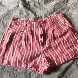 Red Stripe American Eagle Shorts